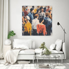 Faces in the Crowd II by Walker Noble on GIANT ART - figurative fashion other
