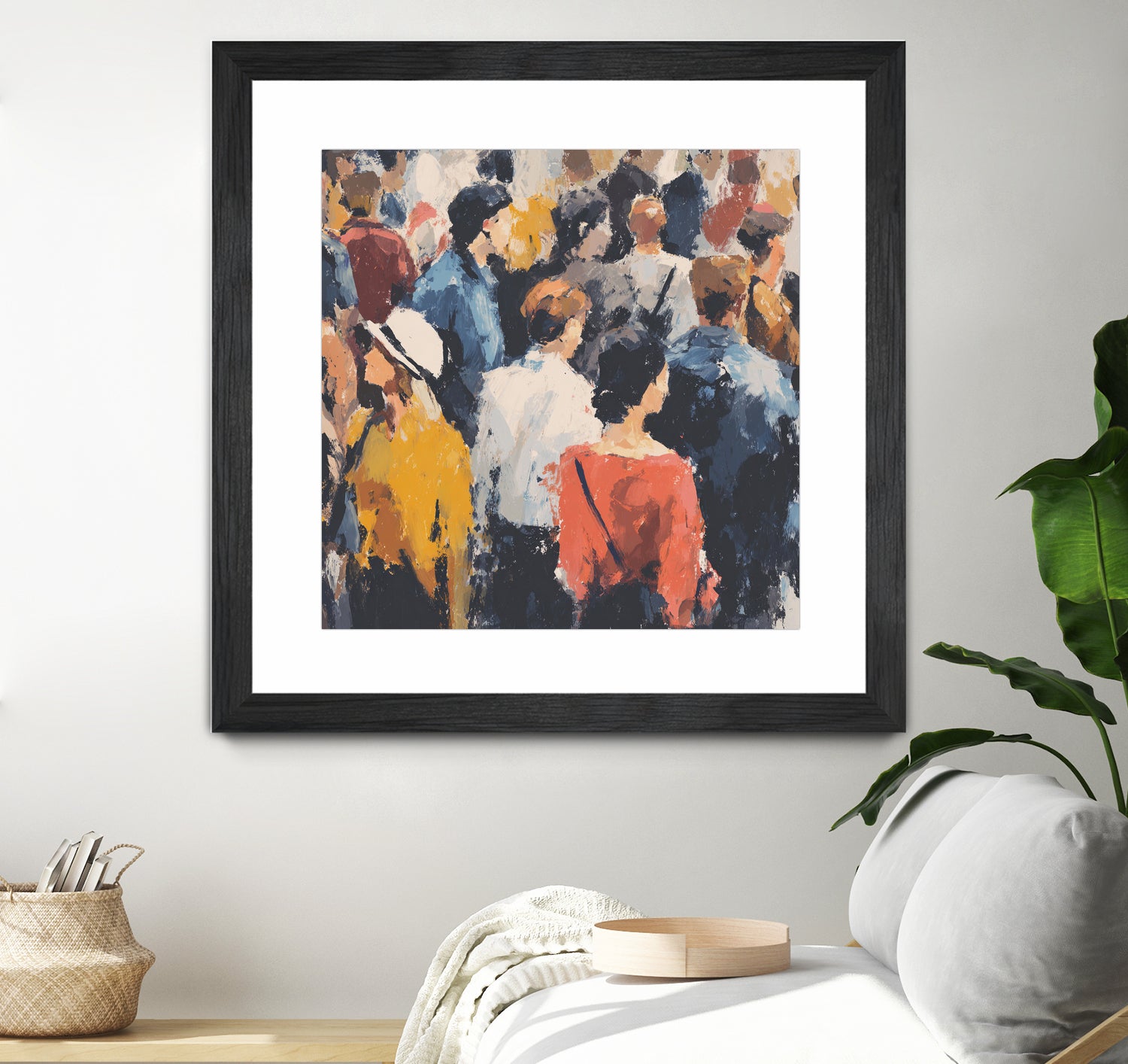 Faces in the Crowd II by Walker Noble on GIANT ART - figurative fashion other