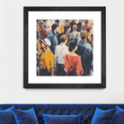 Faces in the Crowd II by Walker Noble on GIANT ART - figurative fashion other