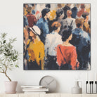 Faces in the Crowd II by Walker Noble on GIANT ART - figurative fashion other