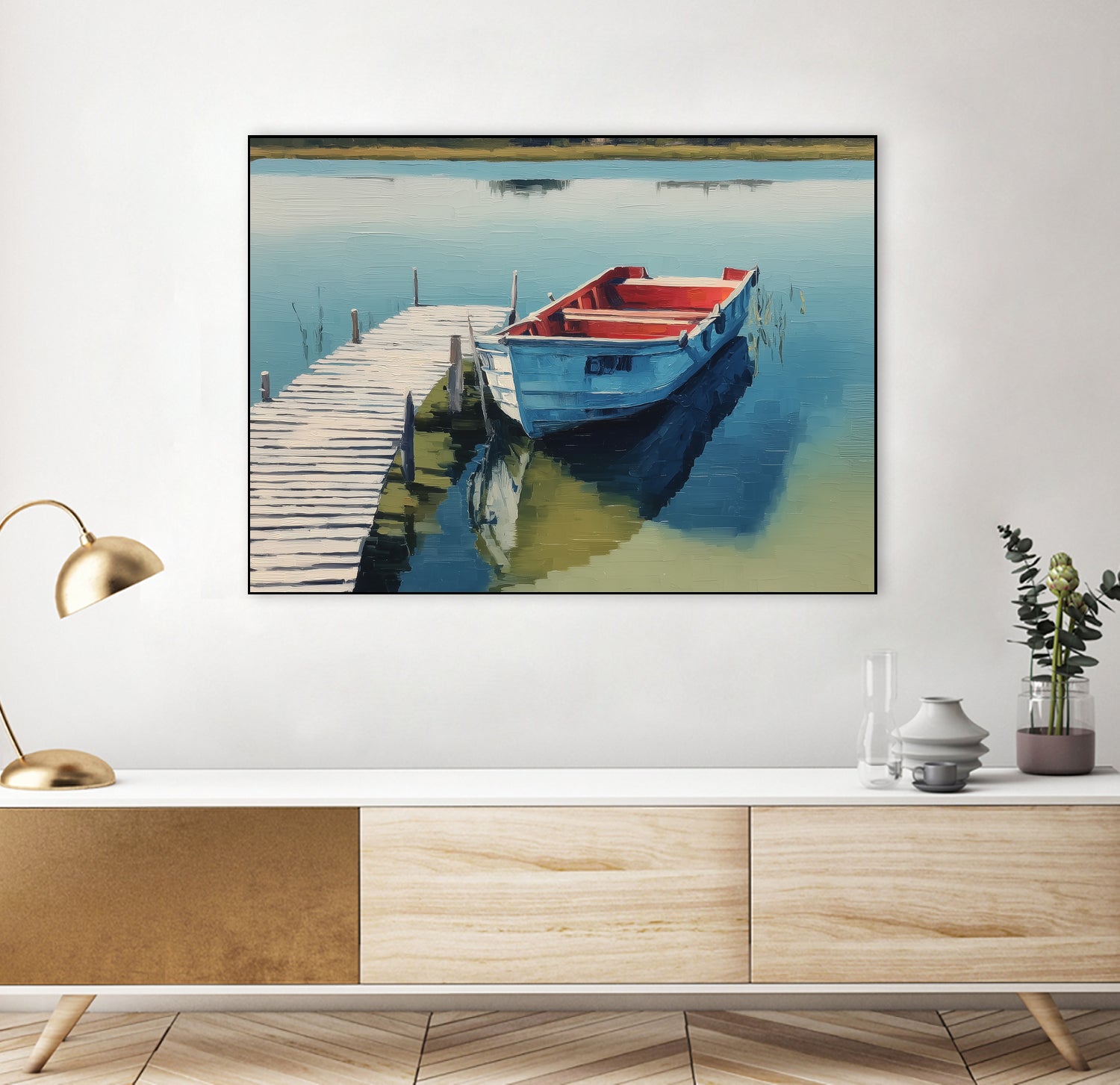 Mooring Place I by Paula Freeman on GIANT ART - transportation travel nautical/aeronautical