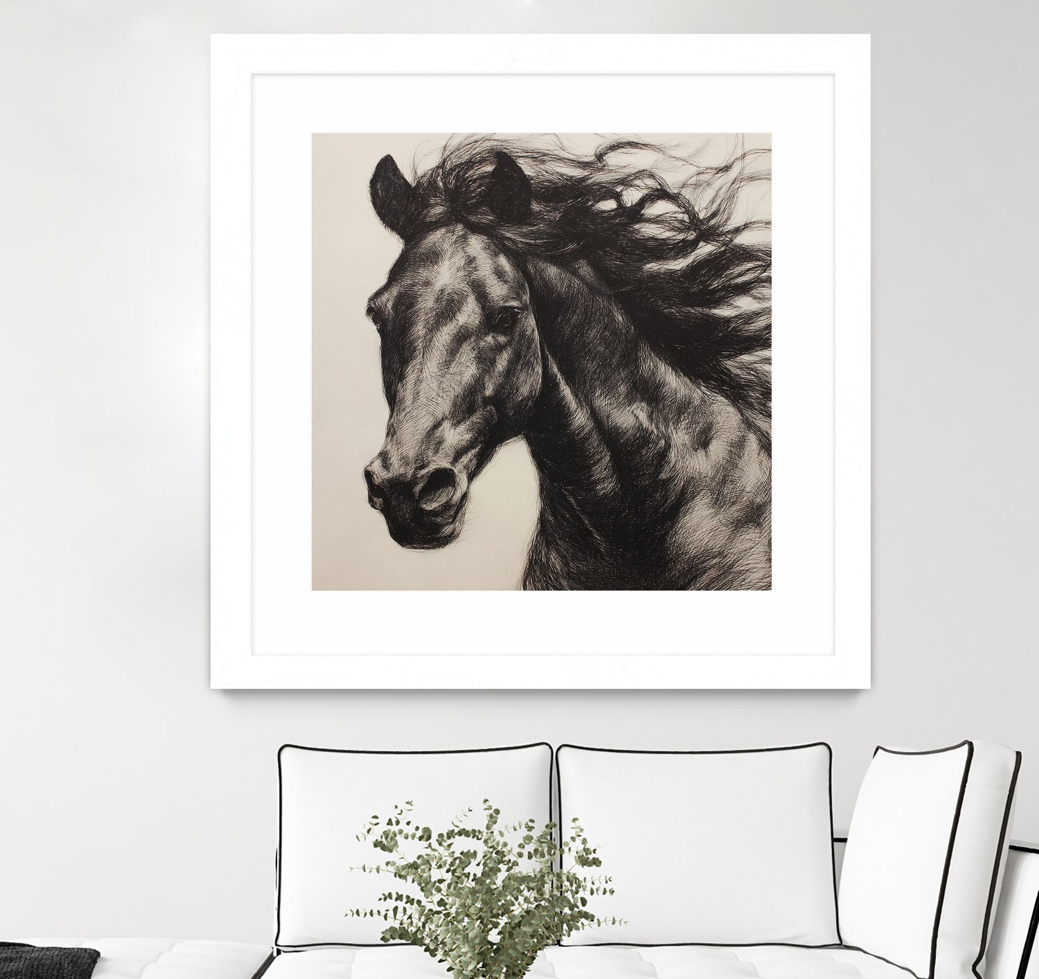Western Plains Portrait II by Walker Noble on GIANT ART - animals nature horses