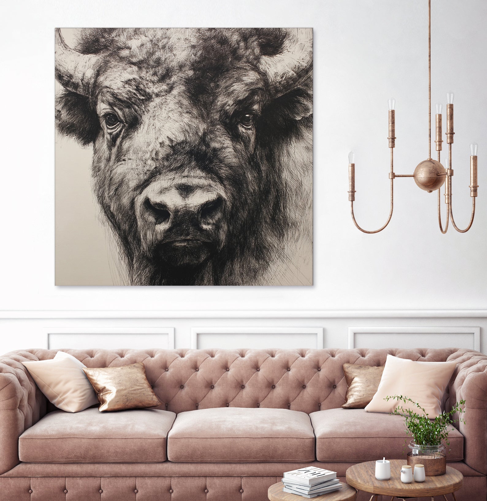 Western Plains Portrait I by Walker Noble on GIANT ART - animals nature horses