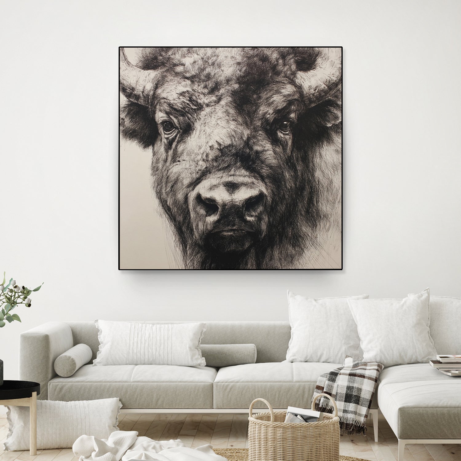 Western Plains Portrait I by Walker Noble on GIANT ART - animals nature horses