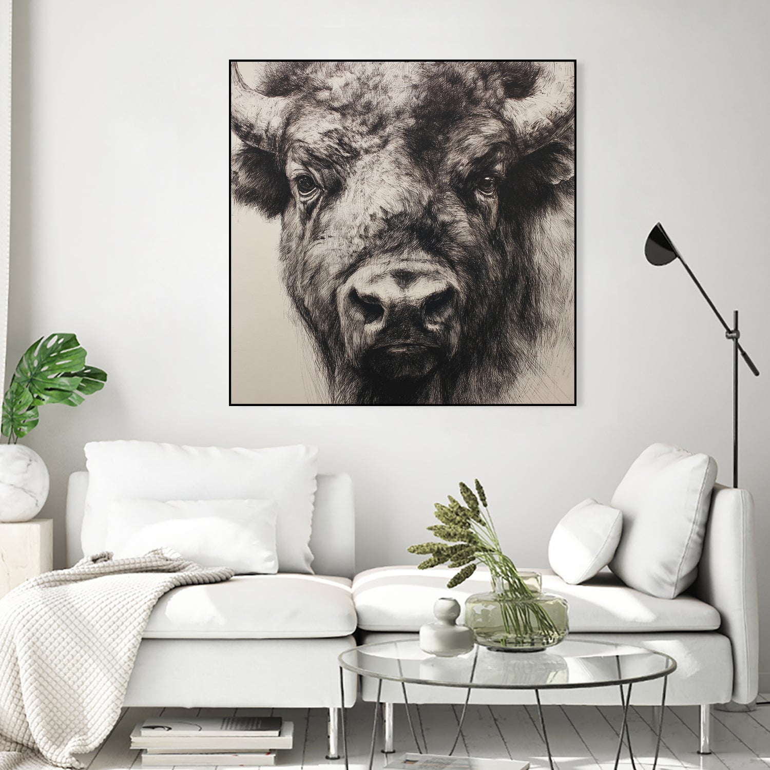 Western Plains Portrait I by Walker Noble on GIANT ART - animals nature horses