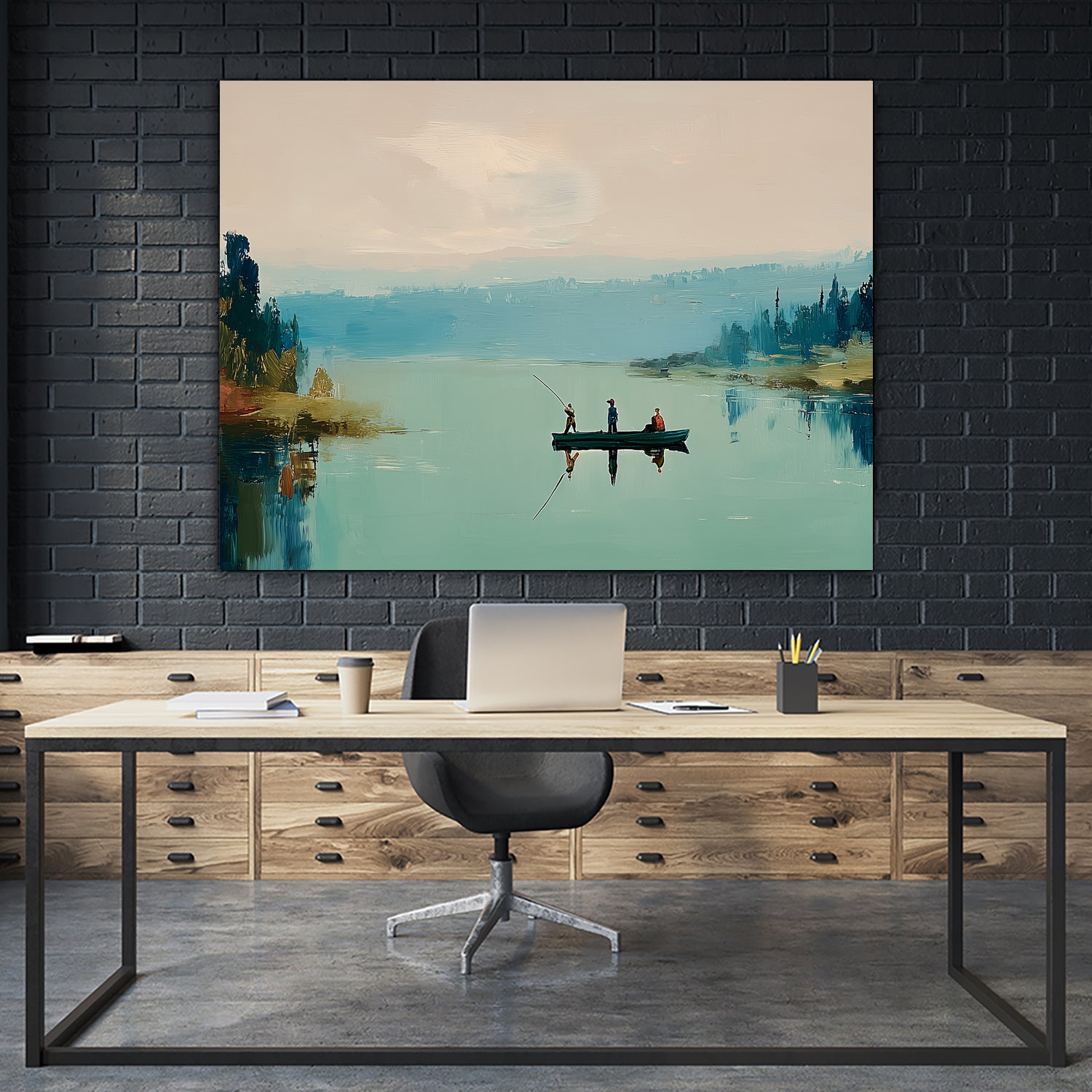 Clear Cast I by Paula Freeman on GIANT ART - sports fishing