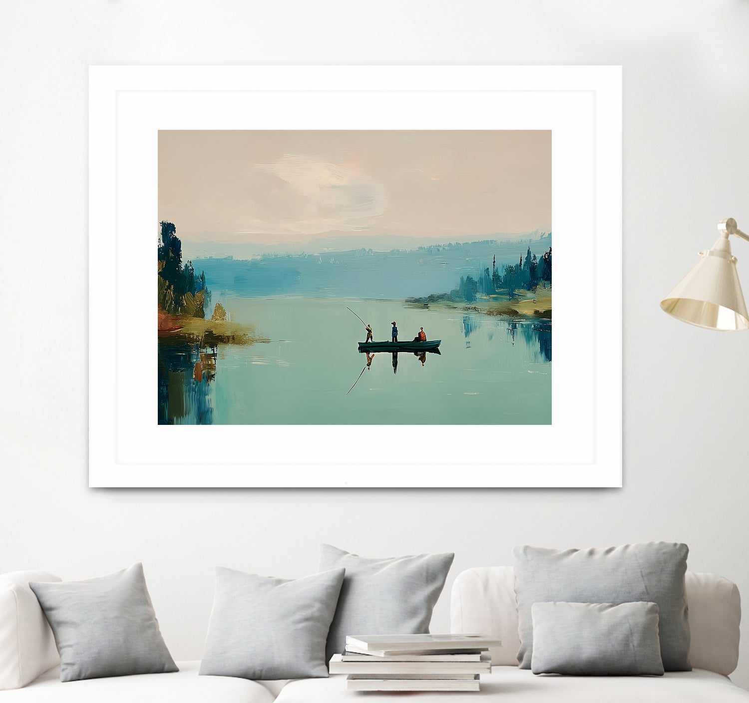 Clear Cast I by Paula Freeman on GIANT ART - sports fishing