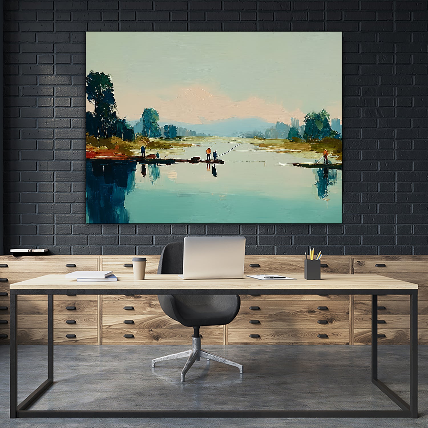 Clear Cast II by Paula Freeman on GIANT ART - sports fishing