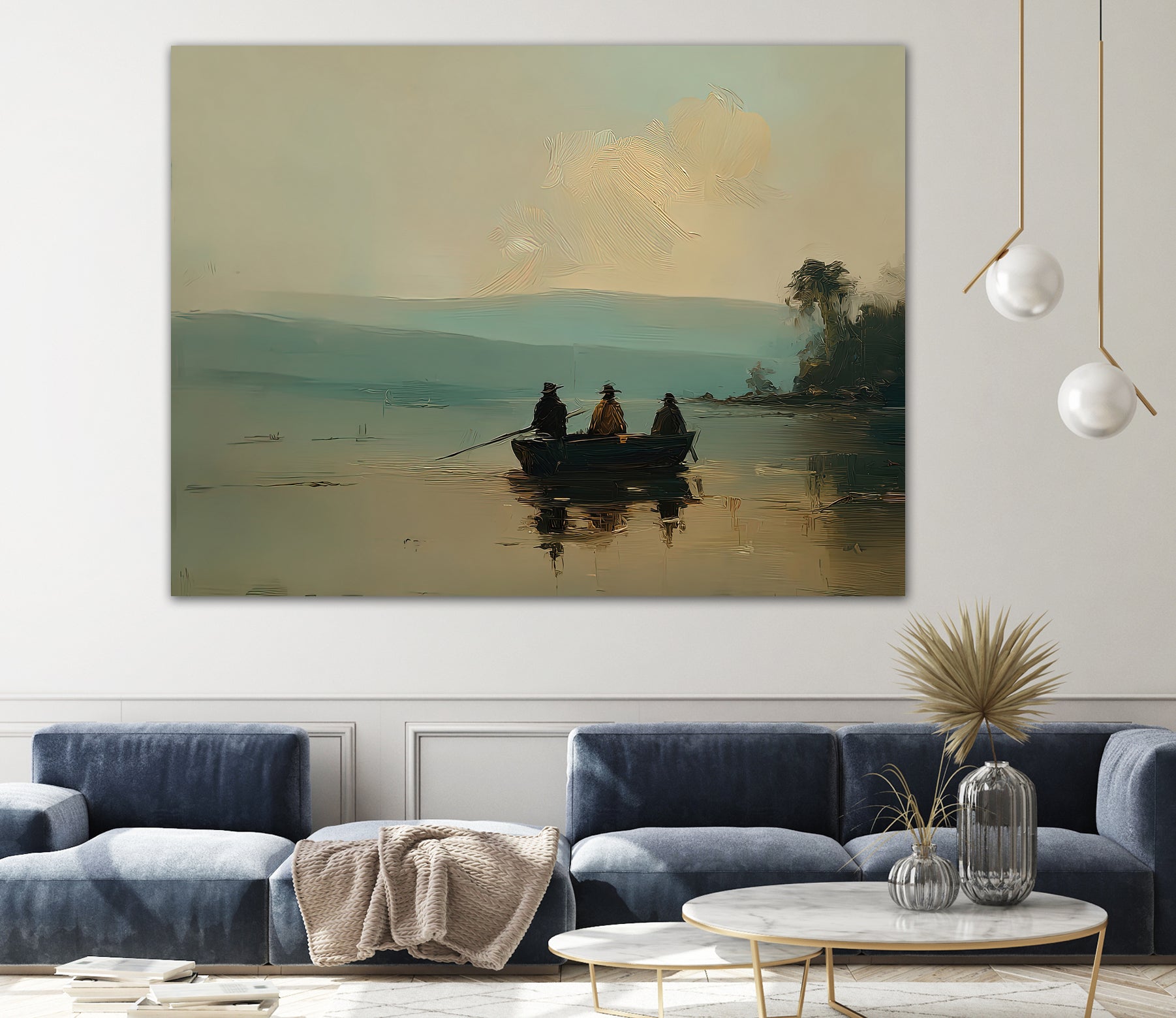 Twilight Catch II by Paula Freeman on GIANT ART - sports fishing