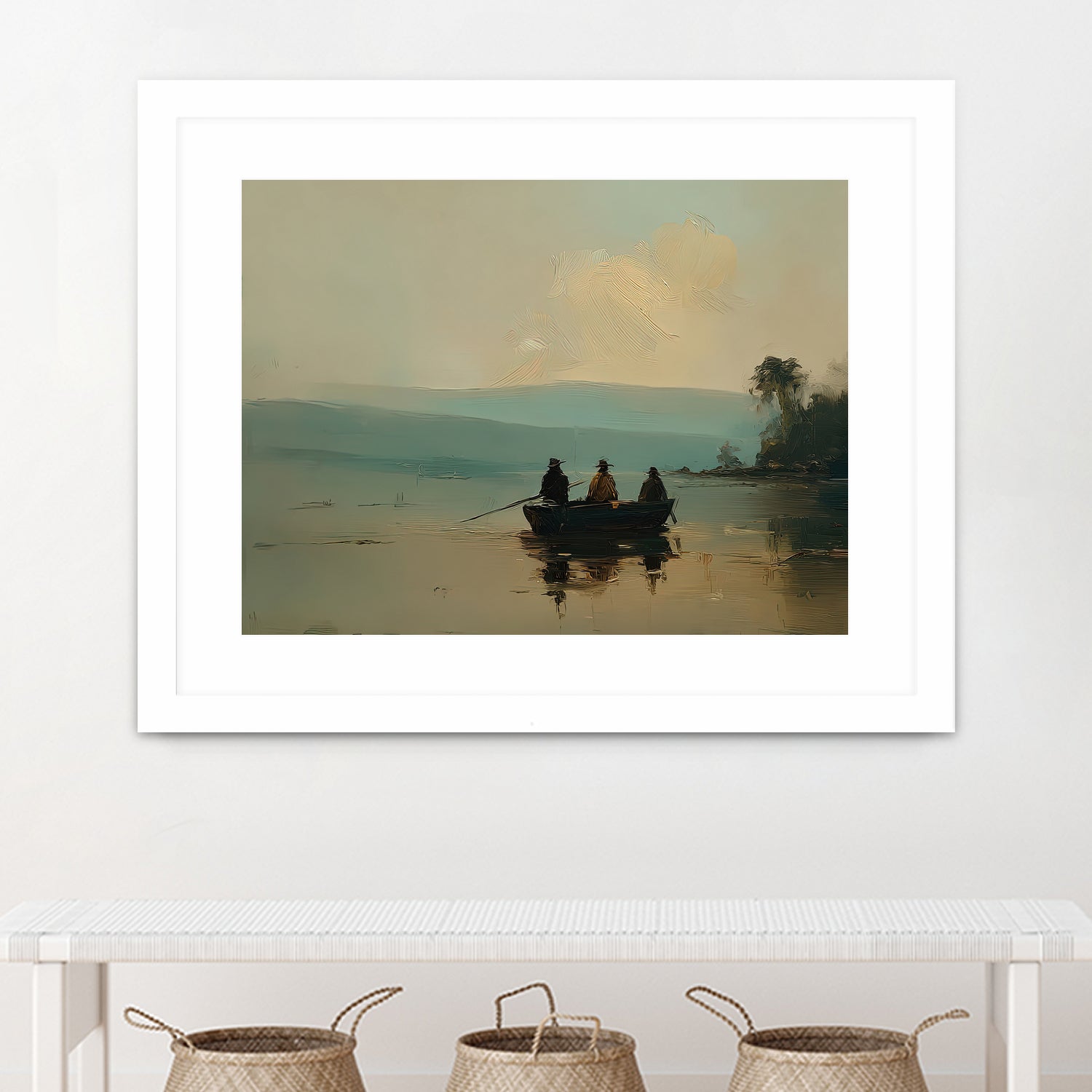 Twilight Catch II by Paula Freeman on GIANT ART - sports fishing