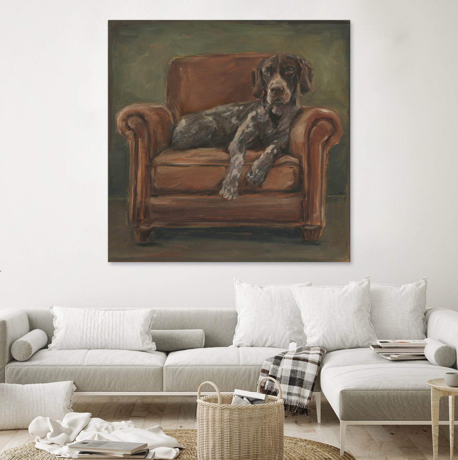 Hunting Lounge I by Ethan Harper on GIANT ART - animals nature pets