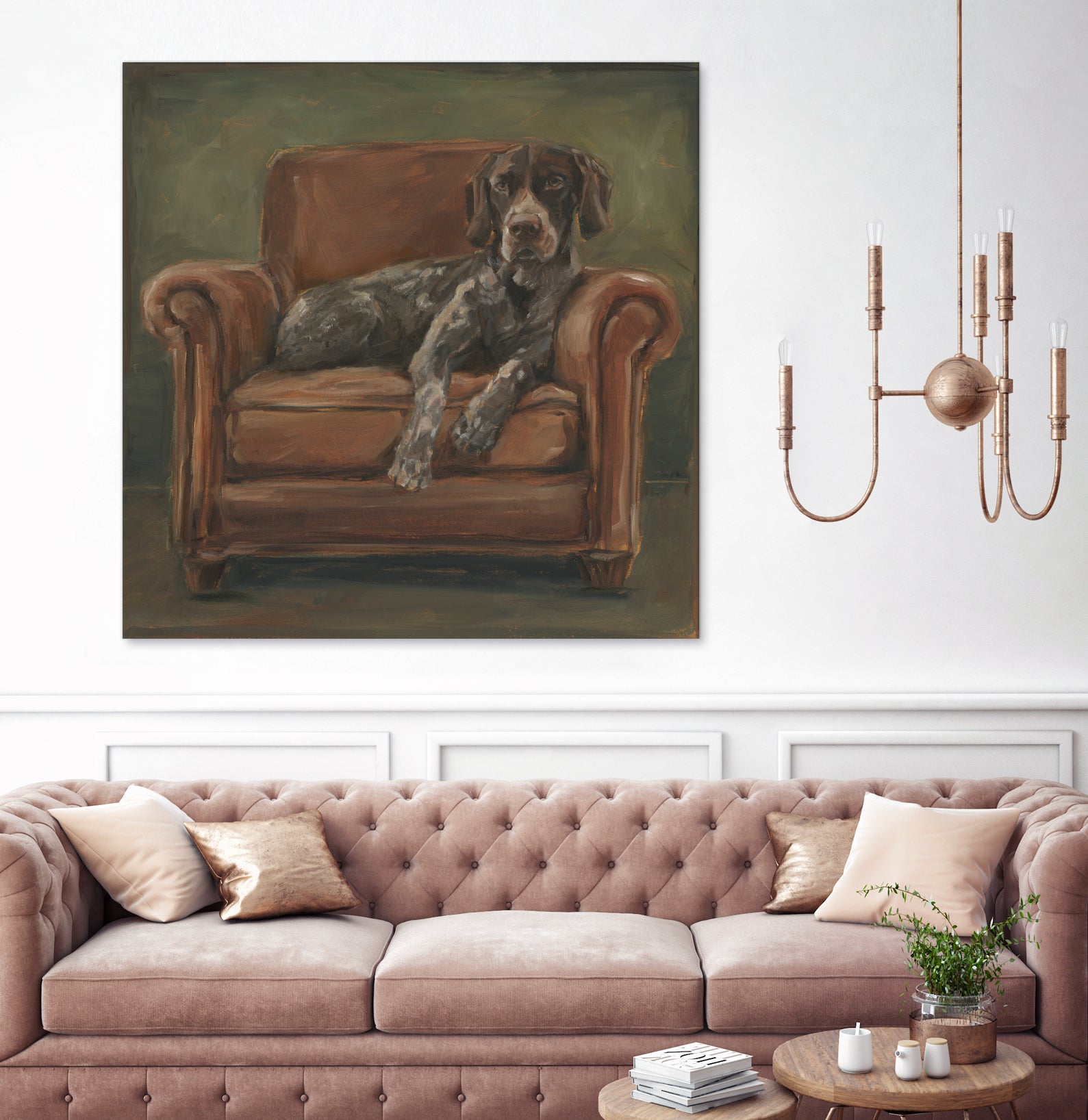 Hunting Lounge I by Ethan Harper on GIANT ART - animals nature pets