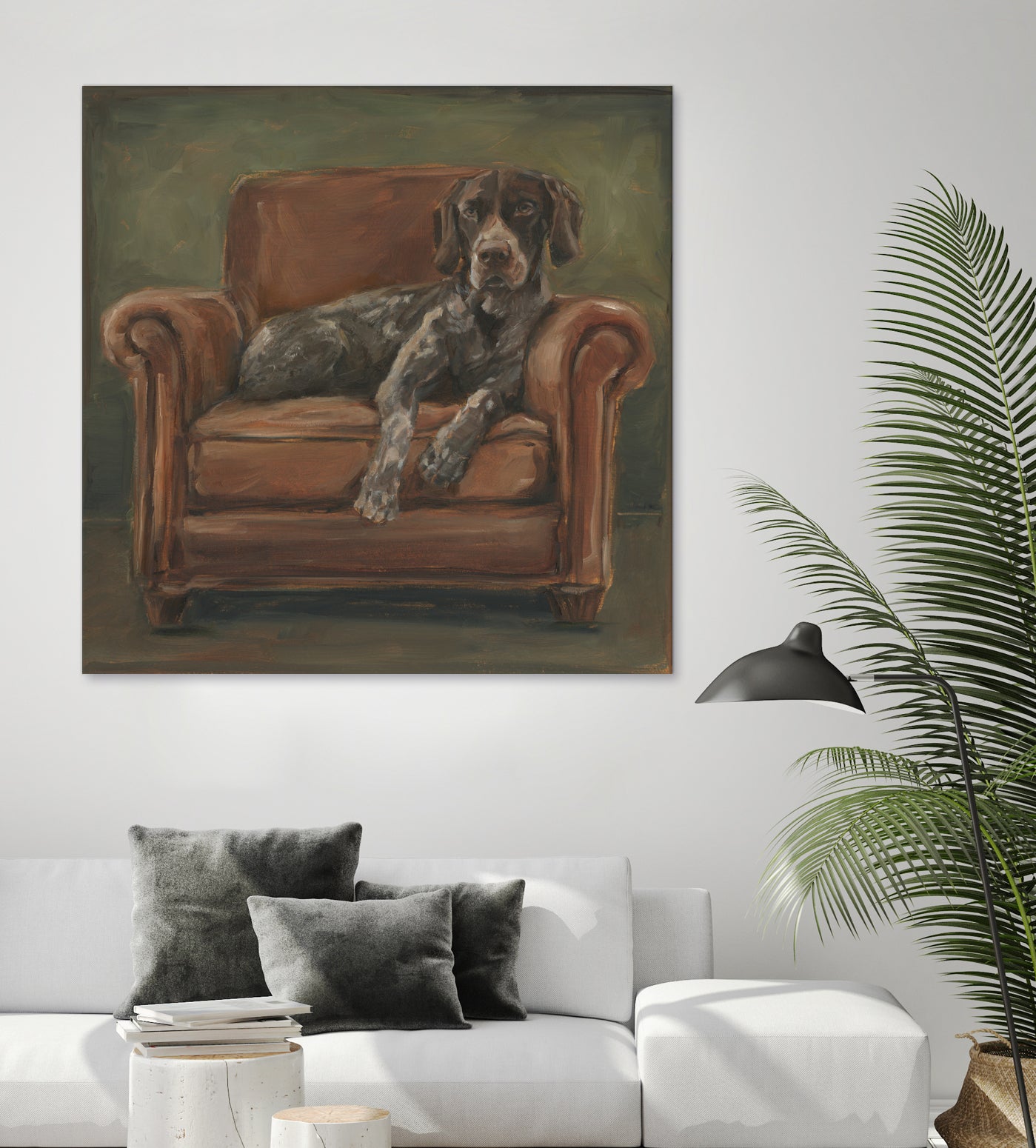 Hunting Lounge I by Ethan Harper on GIANT ART - animals nature pets
