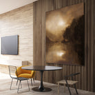 Hazy Moon by Sheila Finch on GIANT ART - landscapes seascapes lakes rivers