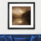 Hazy Moon by Sheila Finch on GIANT ART - landscapes seascapes lakes rivers