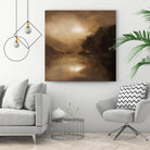 Hazy Moon by Sheila Finch on GIANT ART - landscapes seascapes lakes rivers