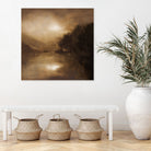 Hazy Moon by Sheila Finch on GIANT ART - landscapes seascapes lakes rivers