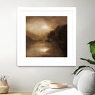 Hazy Moon by Sheila Finch on GIANT ART - landscapes seascapes lakes rivers