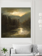 Nocturne in Gold by Sheila Finch on GIANT ART - landscapes seascapes lakes rivers