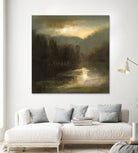 Nocturne in Gold by Sheila Finch on GIANT ART - landscapes seascapes lakes rivers