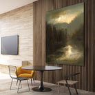 Nocturne in Gold by Sheila Finch on GIANT ART - landscapes seascapes lakes rivers