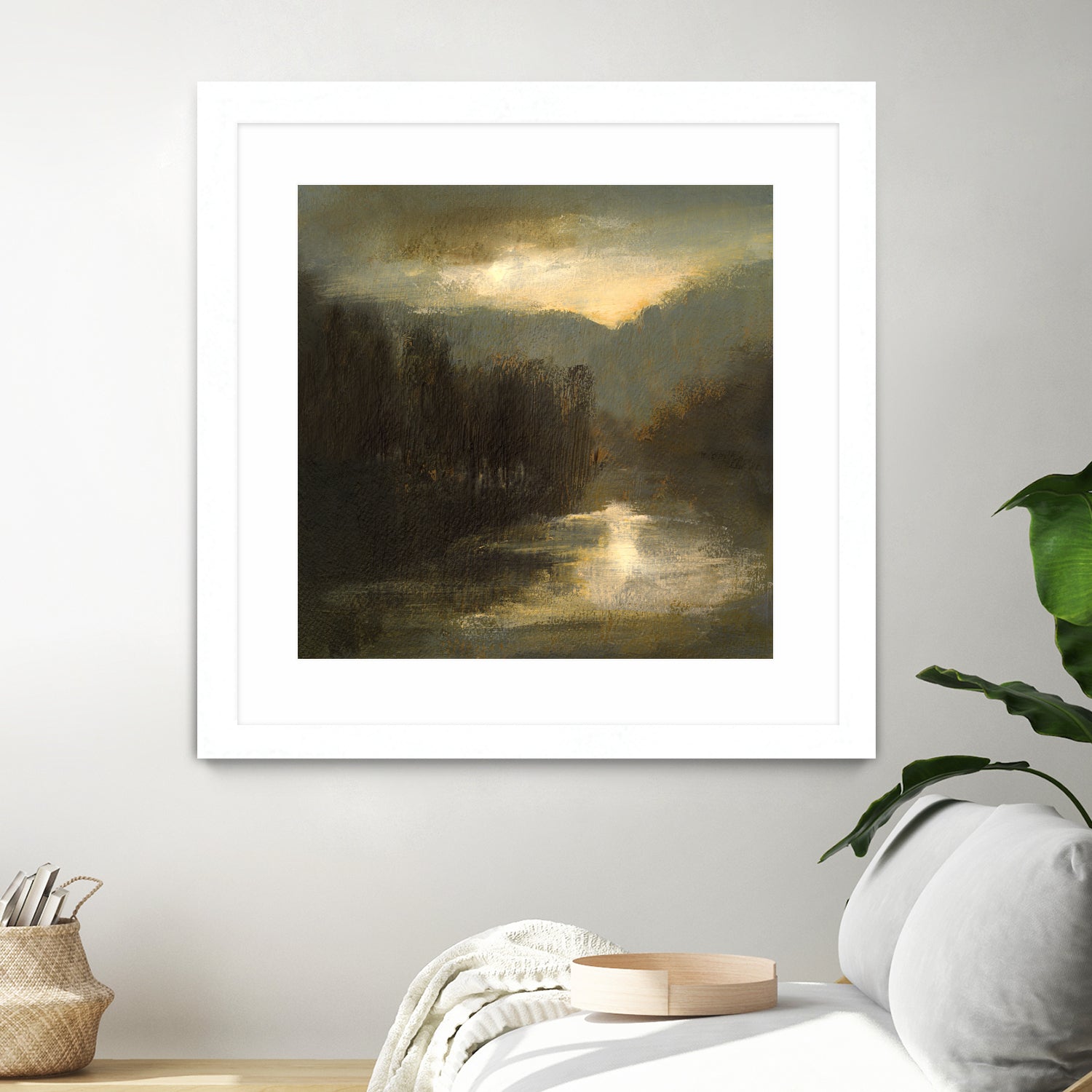 Nocturne in Gold by Sheila Finch on GIANT ART - landscapes seascapes lakes rivers