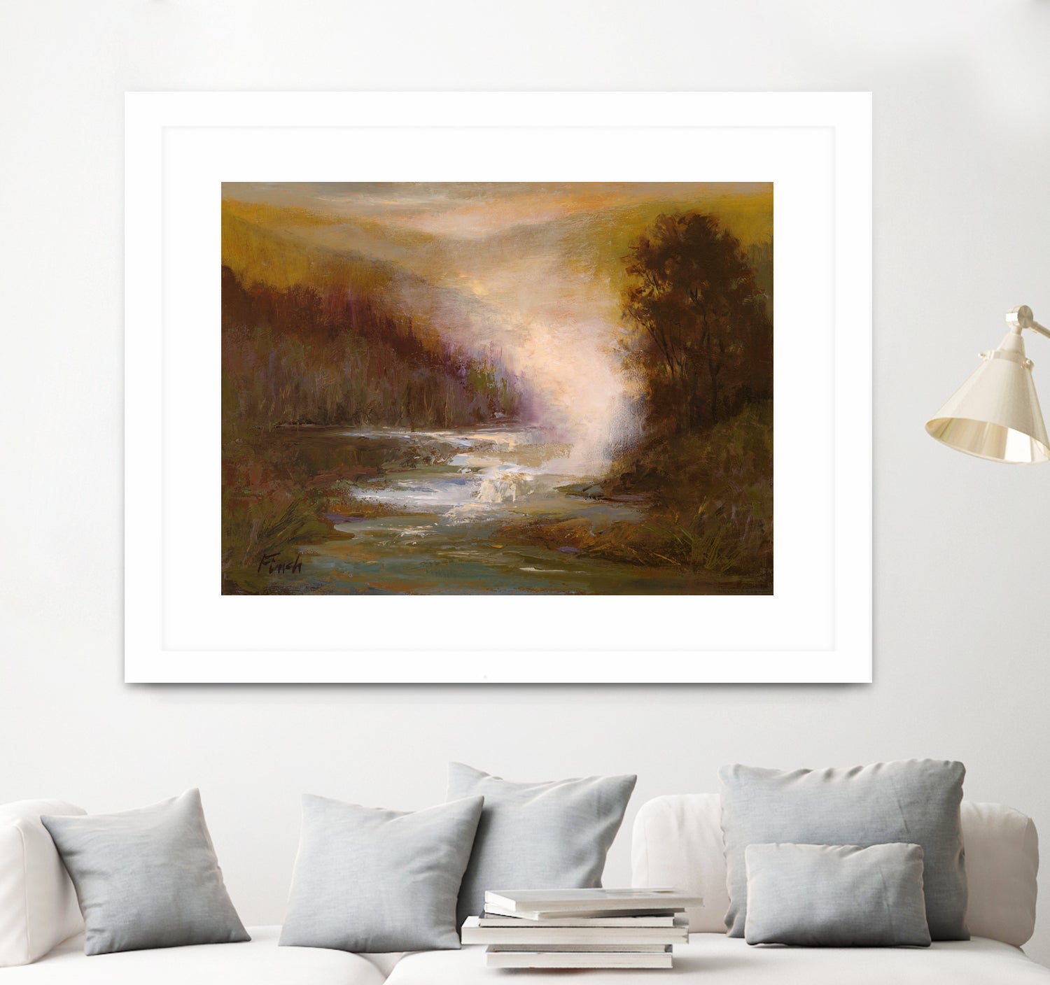 Waterfall Mist by Sheila Finch on GIANT ART - landscapes seascapes lakes rivers