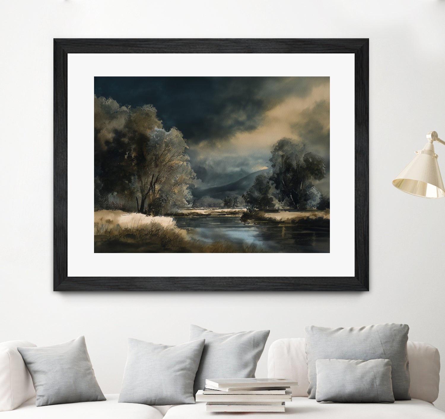 Dark Horizon I by Paula Freeman on GIANT ART - landscapes seascapes countryside