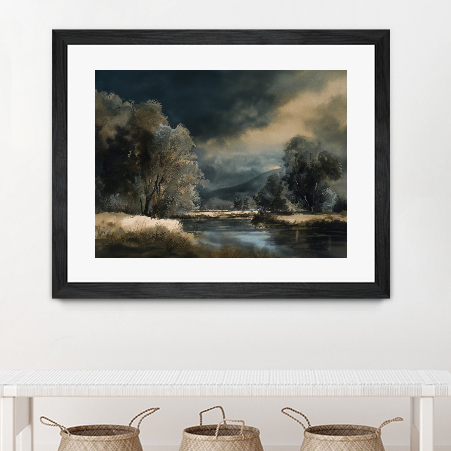 Dark Horizon I by Paula Freeman on GIANT ART - landscapes seascapes countryside