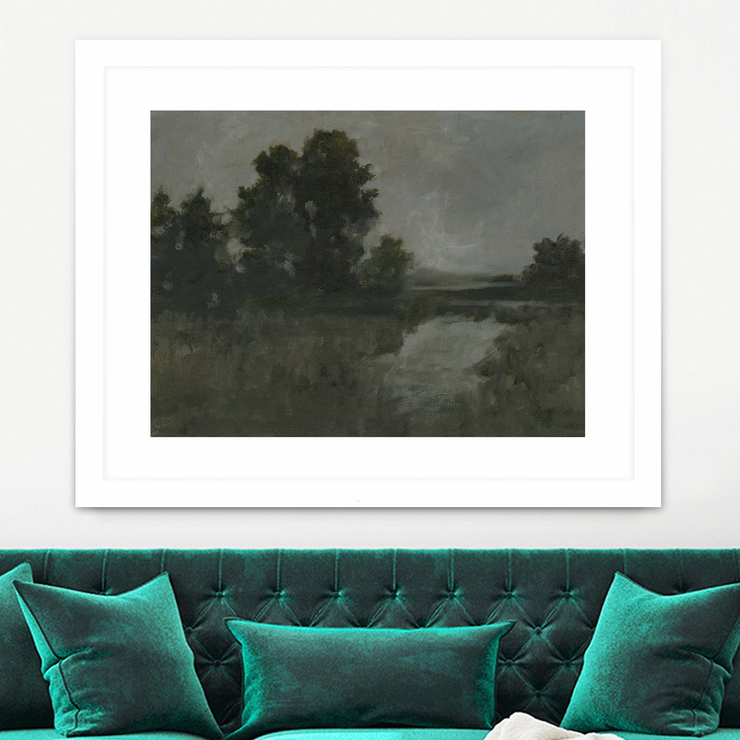 Moody Marsh I by Ethan Harper on GIANT ART - landscapes seascapes countryside