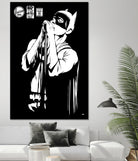 Post-Punk Dark Knight | The Shadowplay B&W Edition by Butcher Billy on GIANT ART