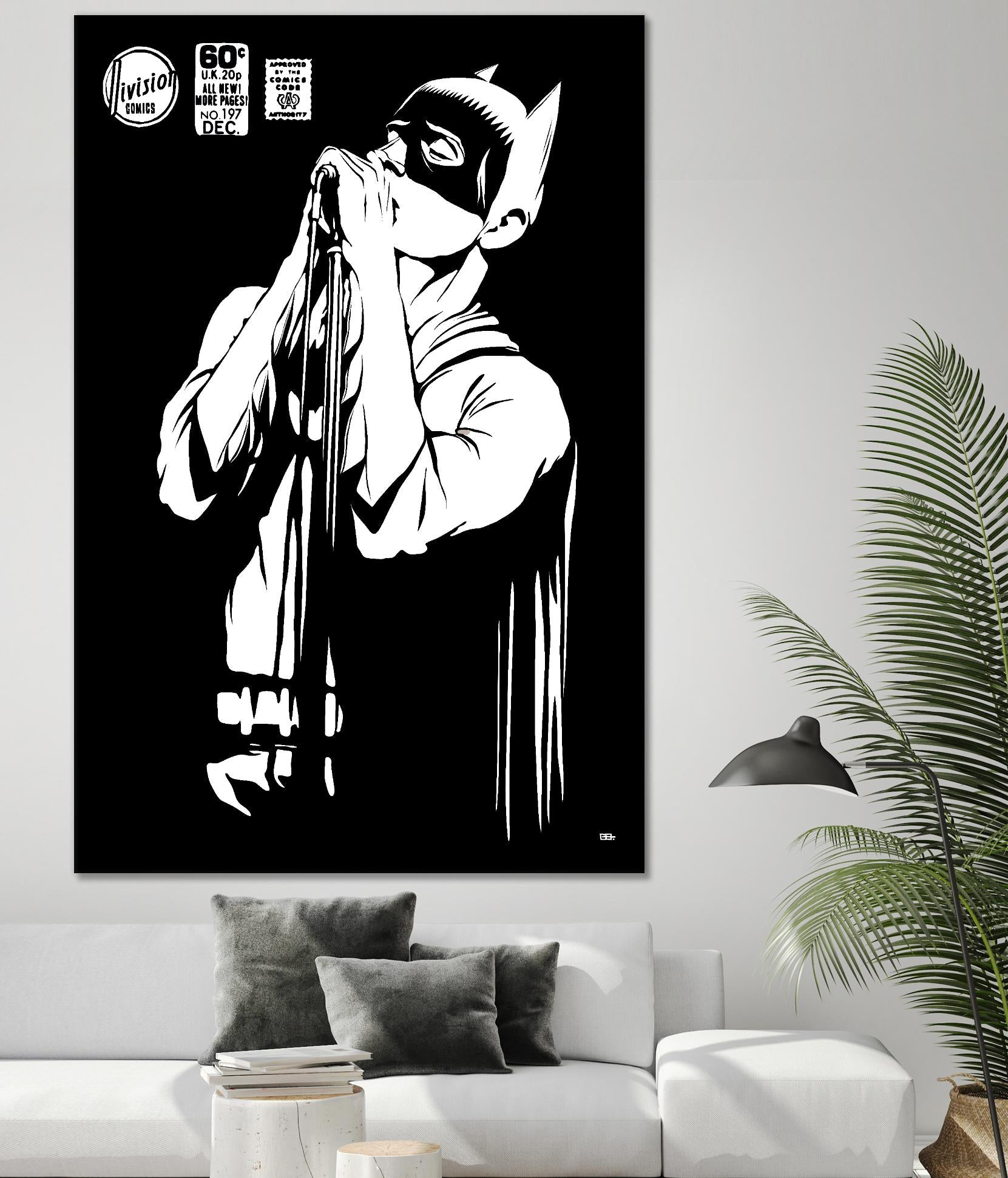 Post-Punk Dark Knight | The Shadowplay B&W Edition by Butcher Billy on GIANT ART