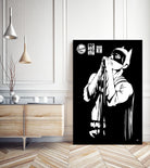 Post-Punk Dark Knight | The Shadowplay B&W Edition by Butcher Billy on GIANT ART