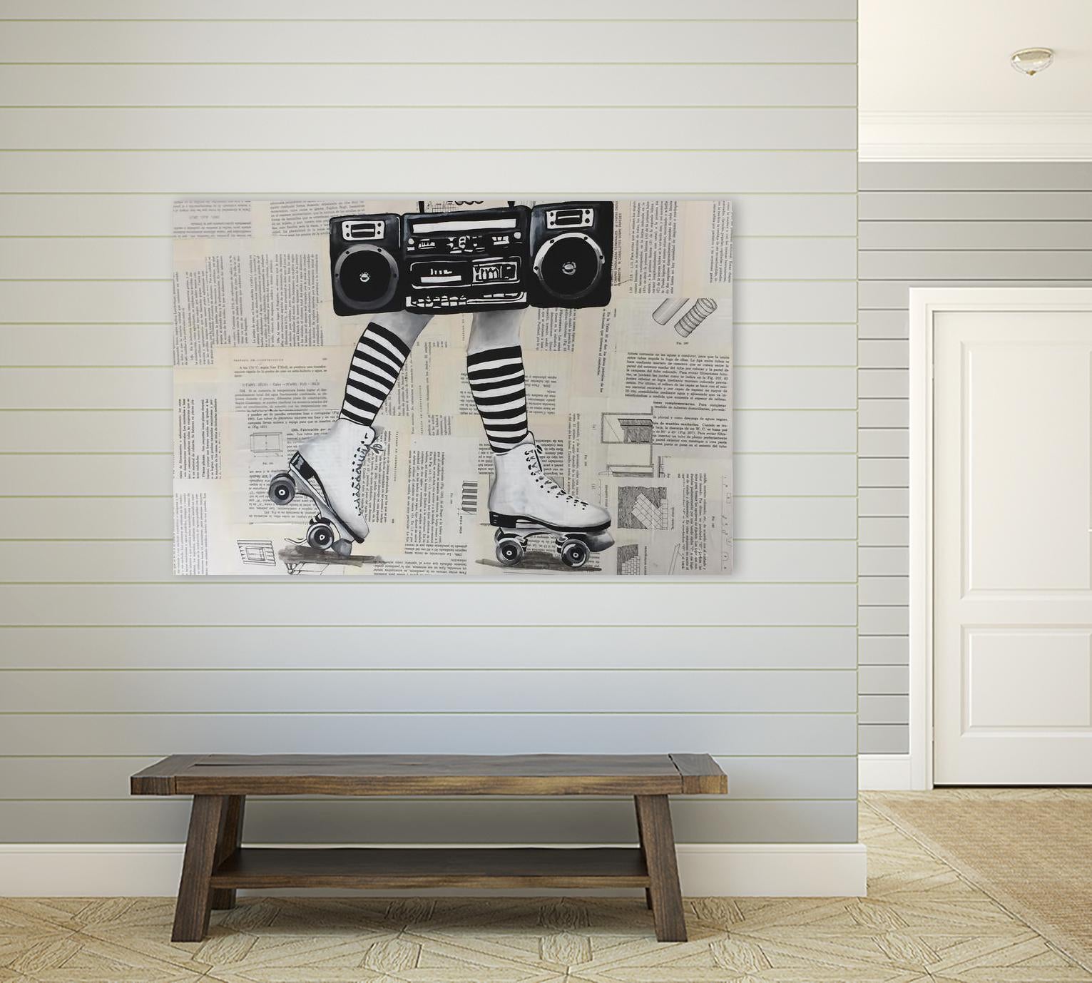 rolling by eugenia retana on GIANT ART