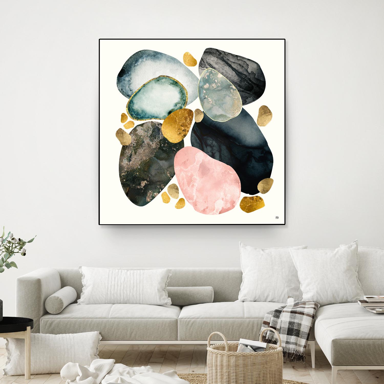 Pebble Abstract by SpaceFrog Designs on GIANT ART