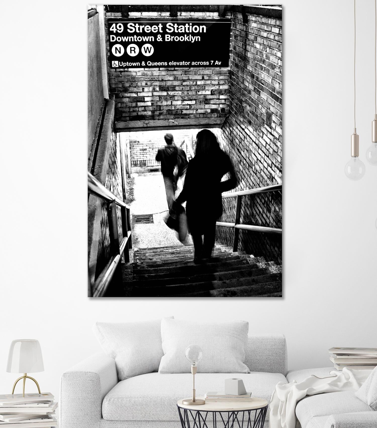 Subway Shadows by Karol Livote on GIANT ART