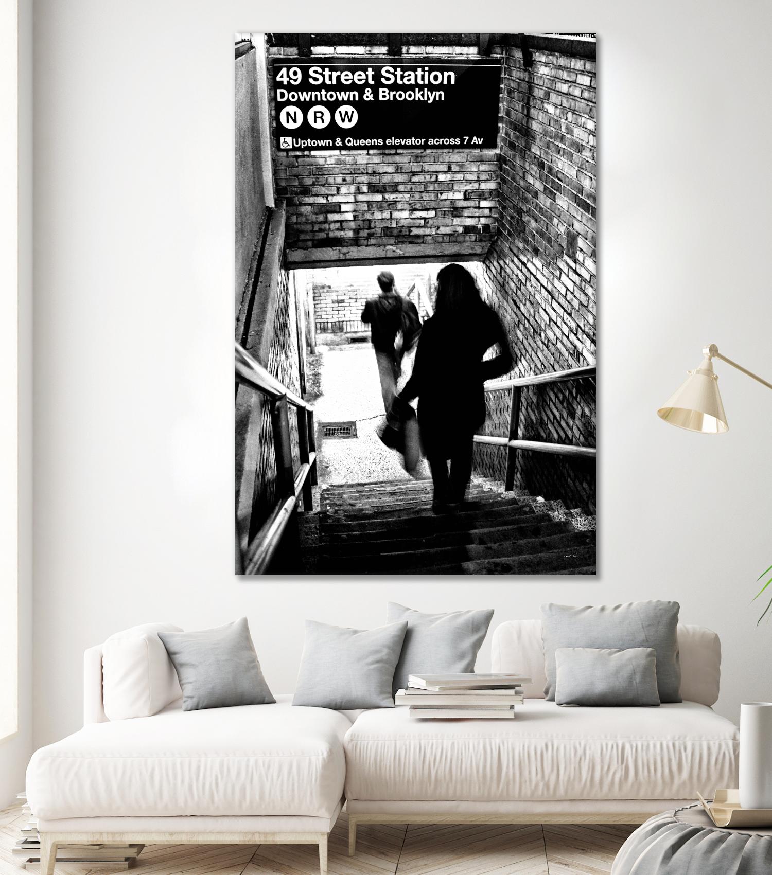 Subway Shadows by Karol Livote on GIANT ART