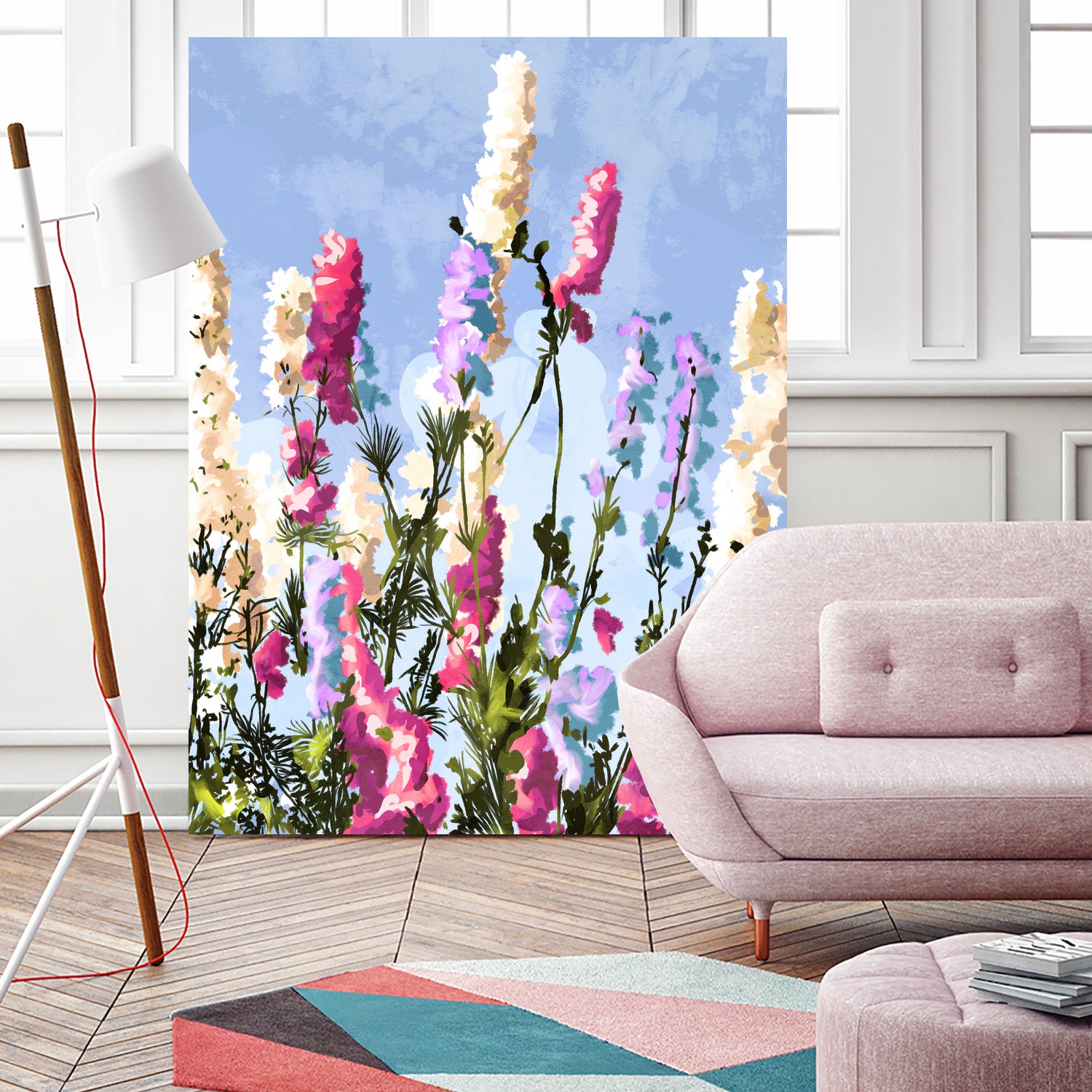 Positive mindset is everything by 83 oranges on GIANT ART - pink digital