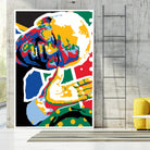 Madiba by Ray Lengelé on GIANT ART - yellow celebrities
