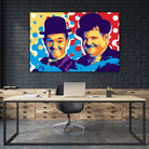 L&H by Ray Lengelé on GIANT ART - blue street art movies