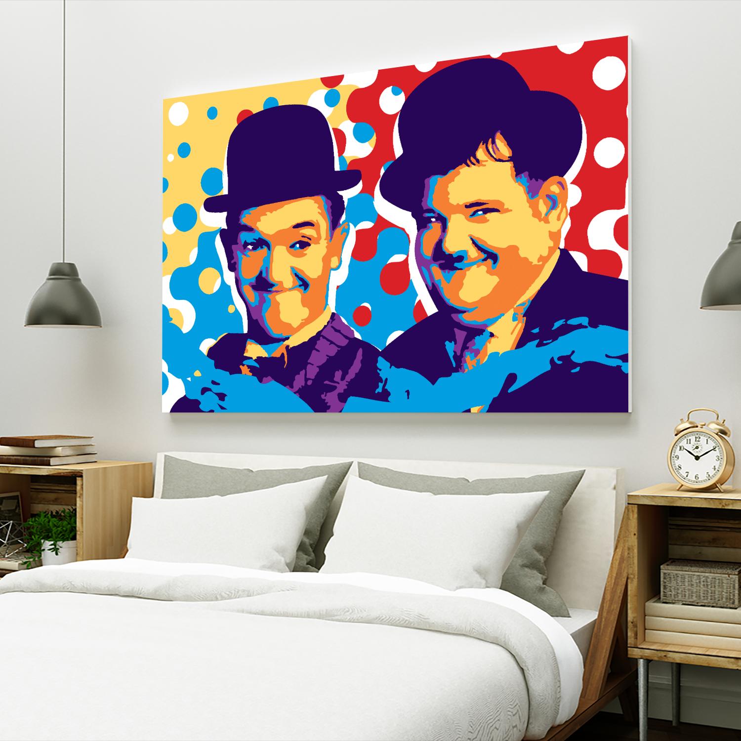 L&H by Ray Lengelé on GIANT ART - blue street art movies