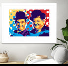 L&H by Ray Lengelé on GIANT ART - blue street art movies