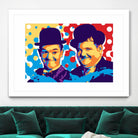 L&H by Ray Lengelé on GIANT ART - blue street art movies