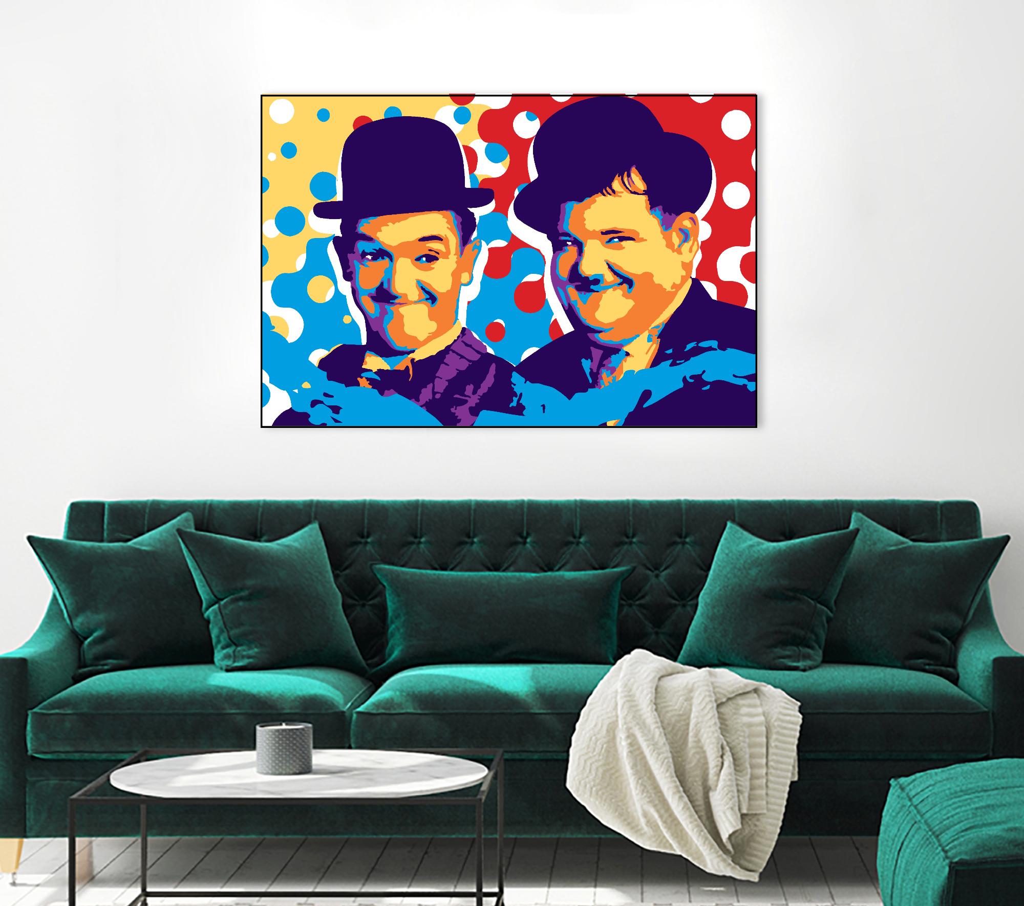 L&H by Ray Lengelé on GIANT ART - blue street art movies