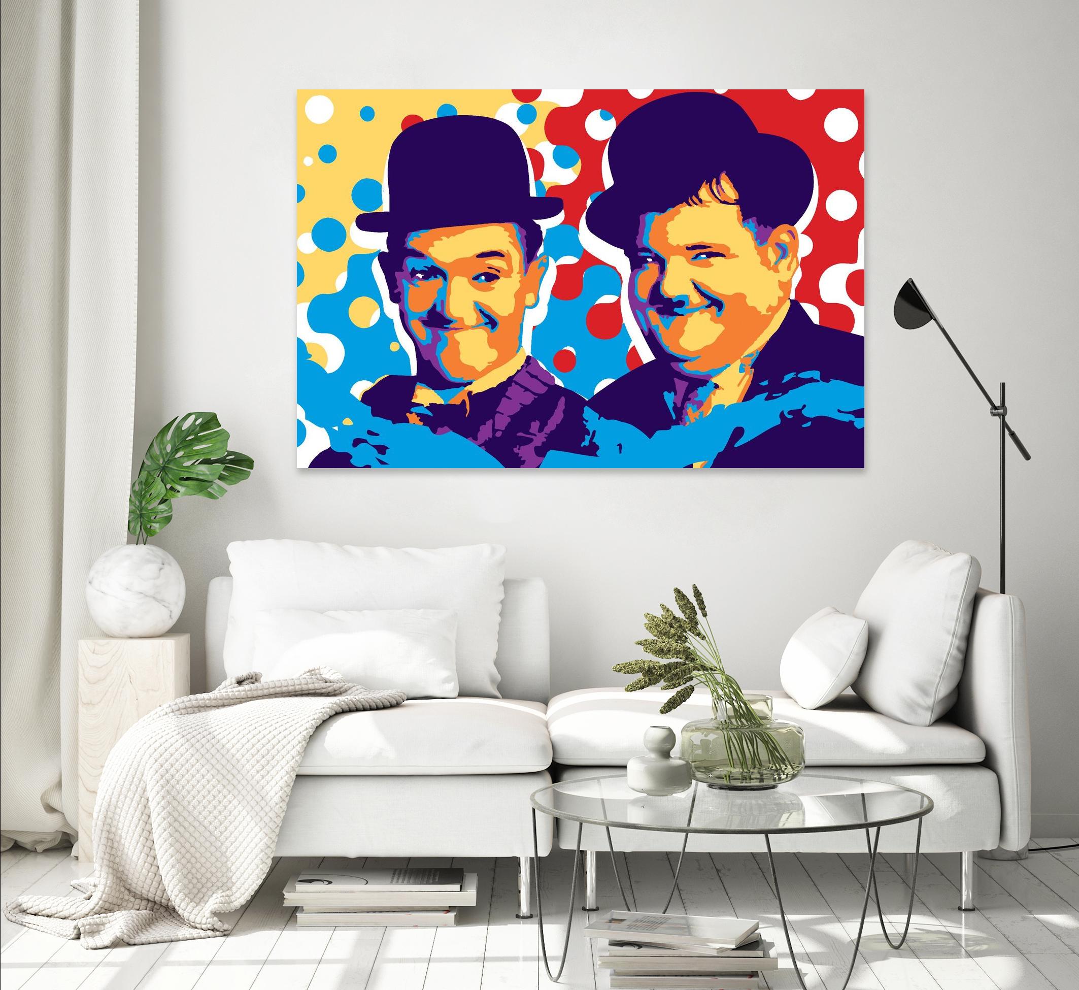 L&H by Ray Lengelé on GIANT ART - blue street art movies