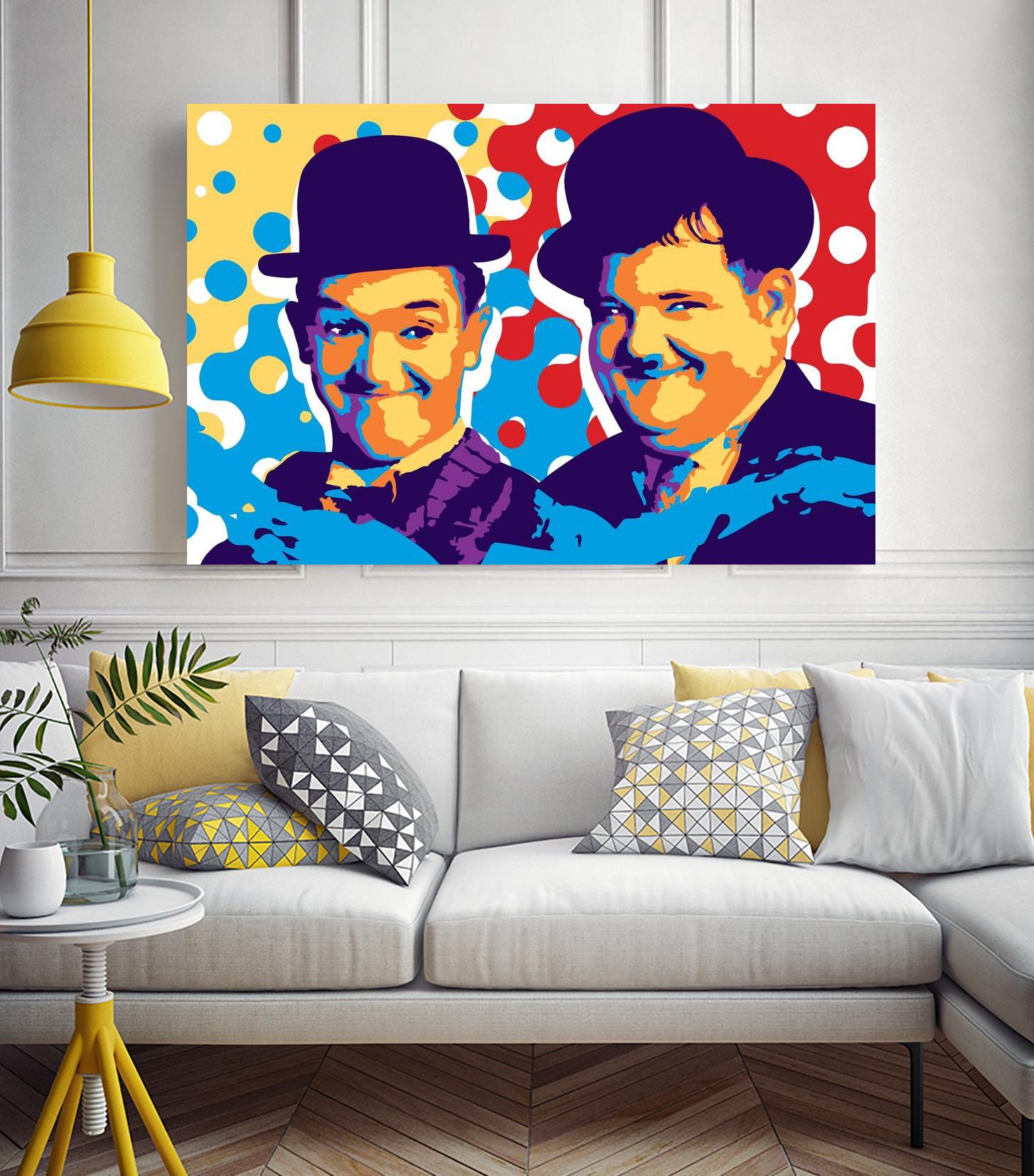 L&H by Ray Lengelé on GIANT ART - blue street art movies