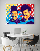 L&H by Ray Lengelé on GIANT ART - blue street art movies
