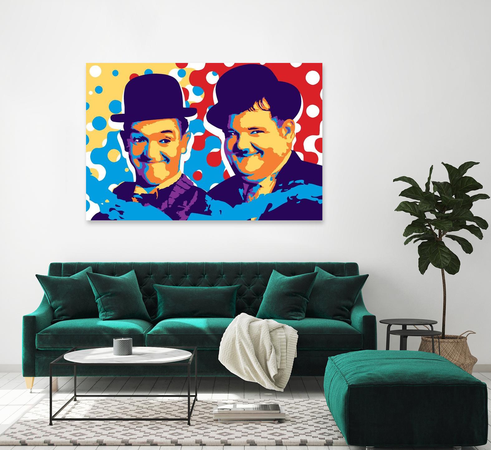 L&H by Ray Lengelé on GIANT ART - blue street art movies