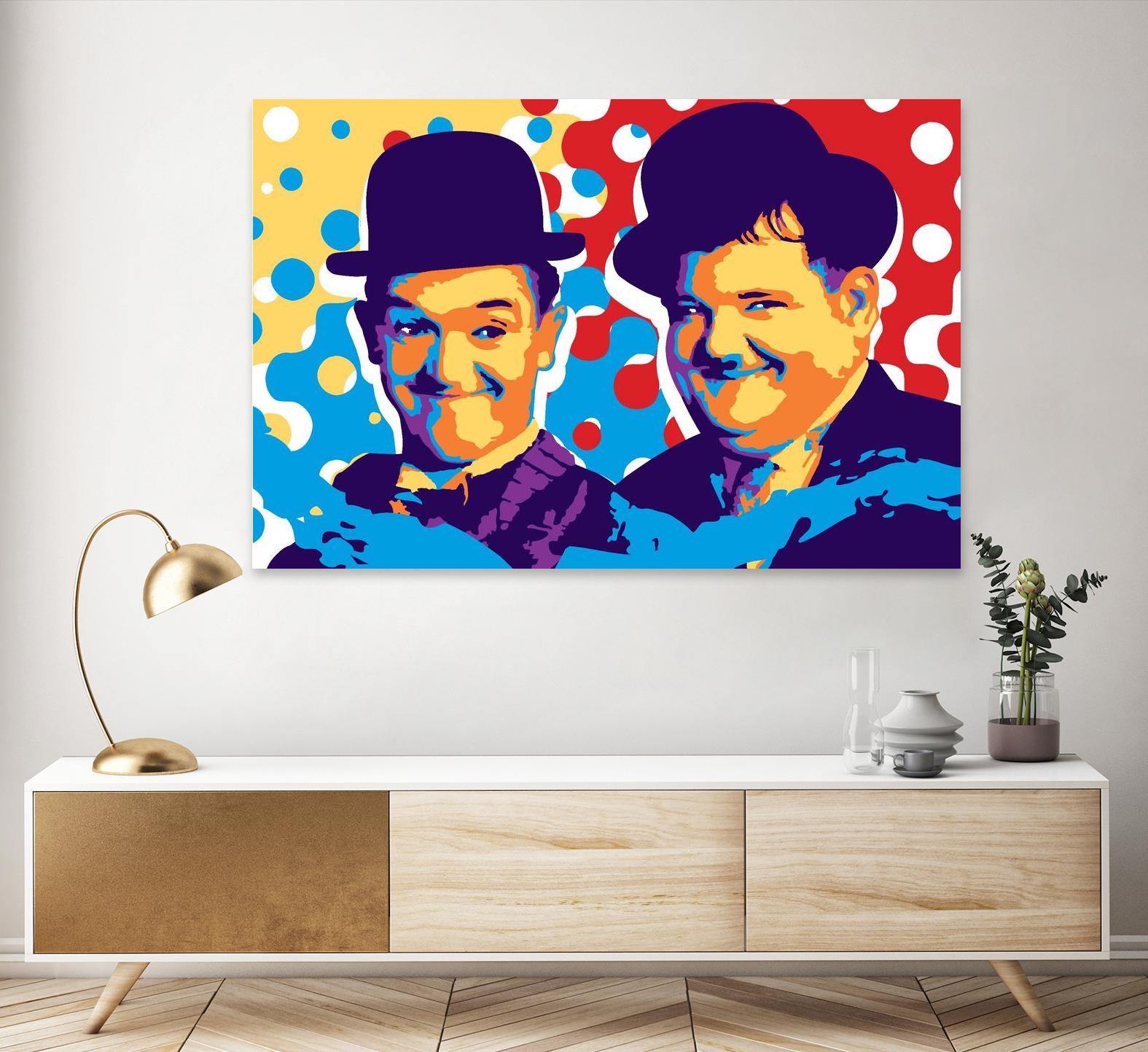L&H by Ray Lengelé on GIANT ART - blue street art movies