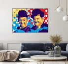 L&H by Ray Lengelé on GIANT ART - blue street art movies